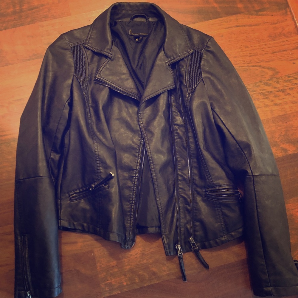 Faux Leather Jacket